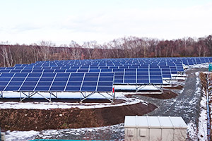 北海道北広島市 産業用太陽光発電設置
