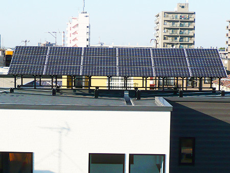 北海道札幌市 住宅用太陽光発電設置工事 PVレール工法