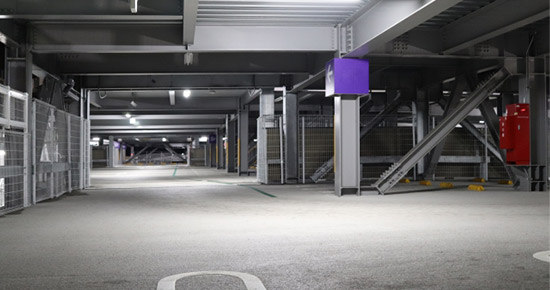 マンション地下駐車場照明 LED照明 設置事例