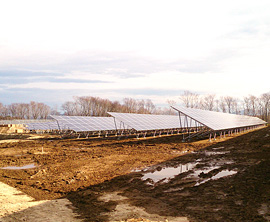 北海道函館市 産業用太陽光発電 野立て設置施工事例