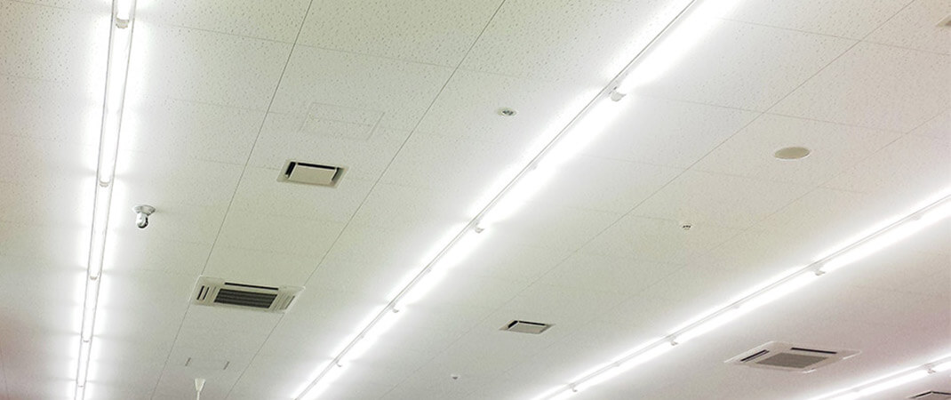 札幌市のスーパー 店内照明LED化